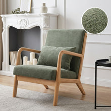 Load image into Gallery viewer, Taru Linen Armchair - Dark Green