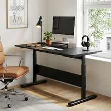Load image into Gallery viewer, Hector 120cm Height-Adjustable Computer Desk - Black