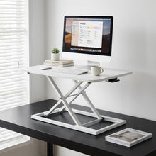 Load image into Gallery viewer, Sit-Stand Desk Converter - White