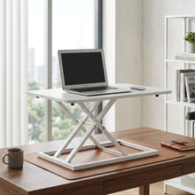 Load image into Gallery viewer, Sit-Stand Desk Converter - White