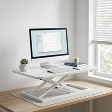 Load image into Gallery viewer, Sit-Stand Desk Converter - White