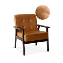 Load image into Gallery viewer, Ronan PU Armchair - Brown