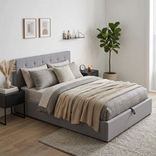 Load image into Gallery viewer, Abigail Queen Gas Lift Bed Frame - Grey
