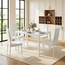 Load image into Gallery viewer, Ethan PU Leather Dining Chair - Set of 4 - White