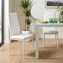 Load image into Gallery viewer, Ethan PU Leather Dining Chair - Set of 4 - White