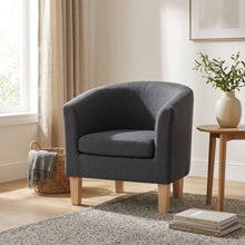 Load image into Gallery viewer, Ryan Tub Armchair - Dark Grey