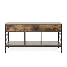 Load image into Gallery viewer, Vault Lift-Top Storage Coffee Table - Rustic Brown