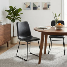 Load image into Gallery viewer, Grayson PU Leather Dining Chair - Set of 2 - Black