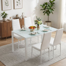 Load image into Gallery viewer, Samuel 5 Piece 1.4m Dining Set - White