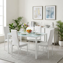 Load image into Gallery viewer, Samuel 5 Piece 1.4m Dining Set - White