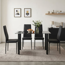 Load image into Gallery viewer, Benjamin 5 Piece 1.2m Dining Set - Black
