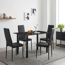 Load image into Gallery viewer, Benjamin 5 Piece 1.2m Dining Set - Black