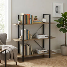 Load image into Gallery viewer, Forge 3 Tier Bookshelf - Light Grey Wood (0.064m³ - 14.5kg)