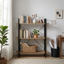 Load image into Gallery viewer, Forge 3 Tier Bookshelf - Light Grey Wood (0.064m³ - 14.5kg)
