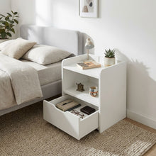 Load image into Gallery viewer, Knox Bedside Table - White