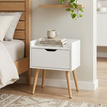Load image into Gallery viewer, Tomi Bedside Table - White