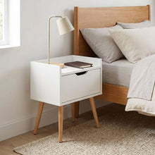 Load image into Gallery viewer, Tomi Bedside Table - White