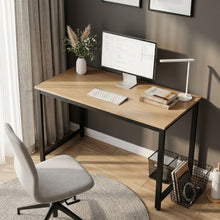 Load image into Gallery viewer, Easton 120cm Computer Desk - Natural + Black