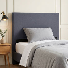 Load image into Gallery viewer, Planna Queen Upholstered Headboard - Dark Grey (0.162m³-6.0kg)