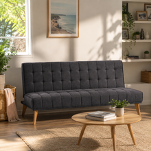 Load image into Gallery viewer, 22998-Homer 3 Seater Sofa Bed - Dark Grey 202605164