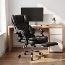Load image into Gallery viewer, Paxton Office Chair with Footrest - Black