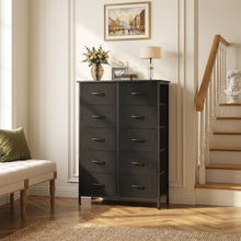 Load image into Gallery viewer, Natalia 10 Drawers Tallboy - Dark Grey