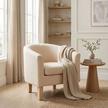 Load image into Gallery viewer, Ryan Linen Armchair - Beige