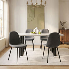 Load image into Gallery viewer, Arlo Linen Dining Chair - Set of 4 - Dark Grey