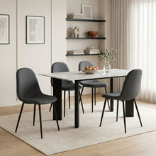 Load image into Gallery viewer, Arlo Linen Dining Chair - Set of 4 - Dark Grey