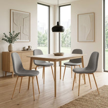 Load image into Gallery viewer, Arlo Linen Dining Chair - Set of 4 - Light Grey
