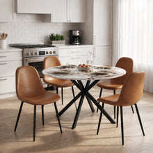 Load image into Gallery viewer, Matthew PU Leather Dining Chair - Set of 4 - Orange