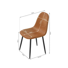 Load image into Gallery viewer, Matthew PU Leather Dining Chair - Set of 4 - Orange