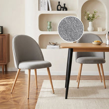 Load image into Gallery viewer, Wyatt Linen Dining Chair - Set of 2 - Light Grey