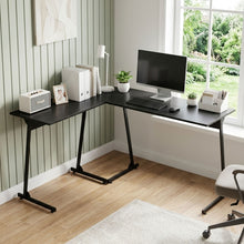Load image into Gallery viewer, Nordix L-Shaped Computer Corner Desk - Black