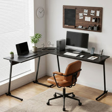 Load image into Gallery viewer, Nordix L-Shaped Computer Corner Desk - Black