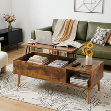 Load image into Gallery viewer, Chilwa Lift Top Coffee Table - Rustic Brown