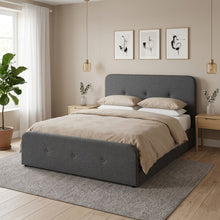 Load image into Gallery viewer, Novi Queen Gas Lift Bed Frame - Dark Grey