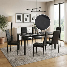 Load image into Gallery viewer, Samuel 7 Piece 1.6m Dining Set - Black