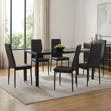 Load image into Gallery viewer, Samuel 7 Piece 1.6m Dining Set - Black