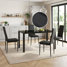 Load image into Gallery viewer, Samuel 5 Piece 1.4m Dining Set - Black