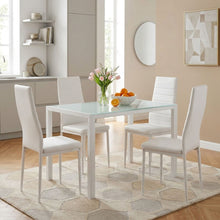 Load image into Gallery viewer, Samuel 5 Piece 1.2m Dining Set - White