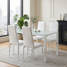 Load image into Gallery viewer, Samuel 5 Piece 1.2m Dining Set - White