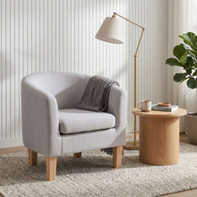 Load image into Gallery viewer, Ryan Linen Armchair - Light Grey (0.216m - 11.5kg)