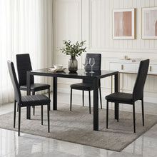 Load image into Gallery viewer, Samuel 5 Piece 1.2m Dining Set - Black