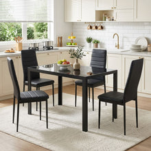 Load image into Gallery viewer, Samuel 5 Piece 1.2m Dining Set - Black