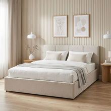 Load image into Gallery viewer, Elevon Queen Gas Lift Bed Frame - Linen Grey