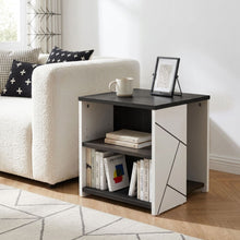 Load image into Gallery viewer, Dustin Side Table - Oak Grey + White