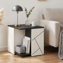Load image into Gallery viewer, Dustin Side Table - Oak Grey + White