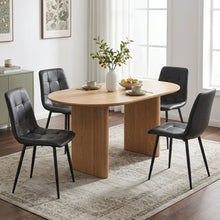 Load image into Gallery viewer, David PU Leather Dining Chair - Set of 4 - Grey
