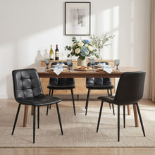 Load image into Gallery viewer, David PU Leather Dining Chair - Set of 4 - Black